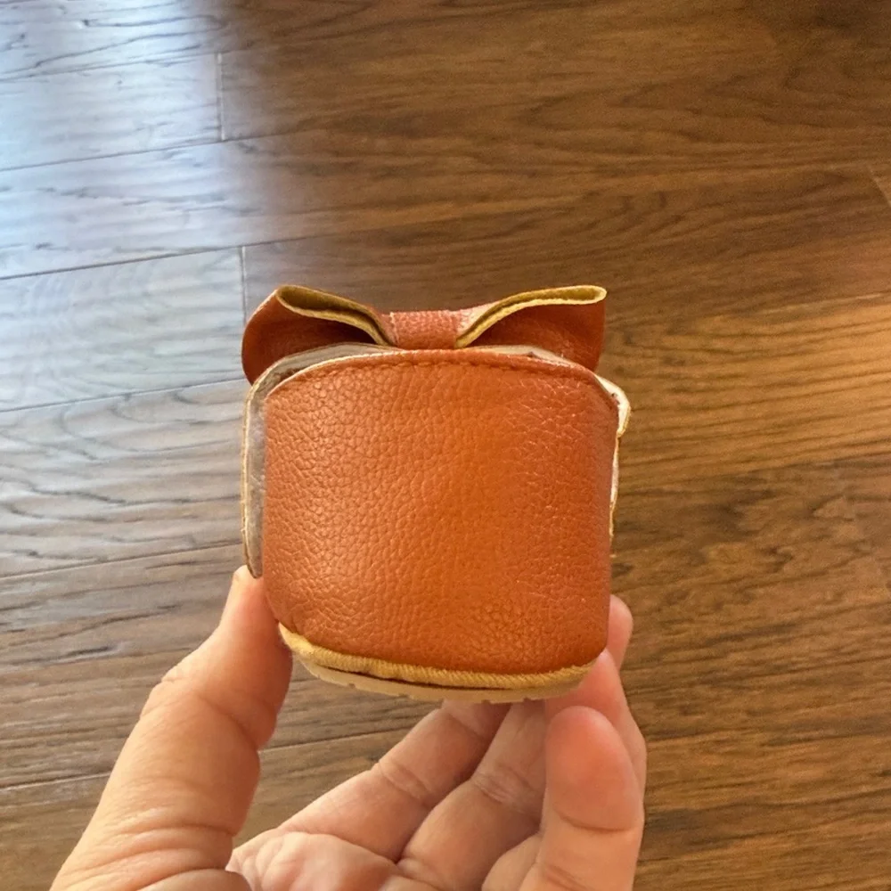 Brown Bow Toddler Baby Mary Jane Dress Shoes